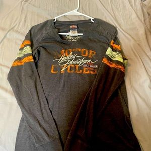 Grey Harley Davidson long sleeve